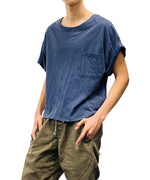 POCKET OVERSIZE CROP T