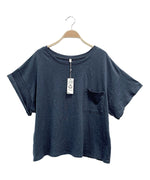 POCKET OVERSIZE CROP T