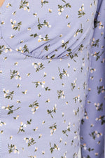 Puff Sleeve Lace-Up V-Neck Top