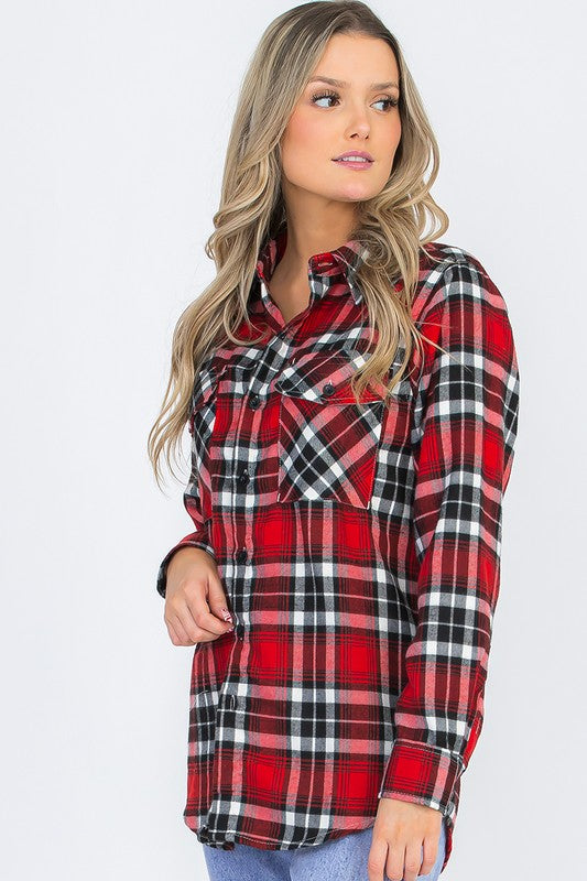Oversized Plaid Flannel