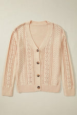 WomenOpen Knit Drop Shoulder Sweater Cardigan