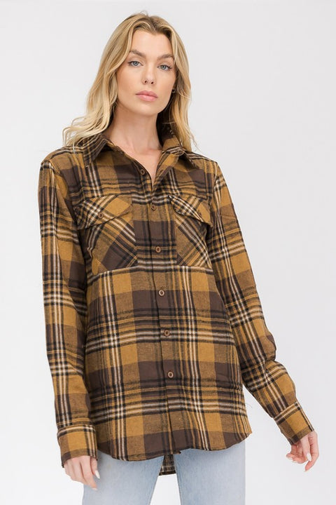 Oversized Plaid Flannel
