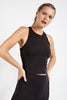 Butter Crop Keyhole Sports Top